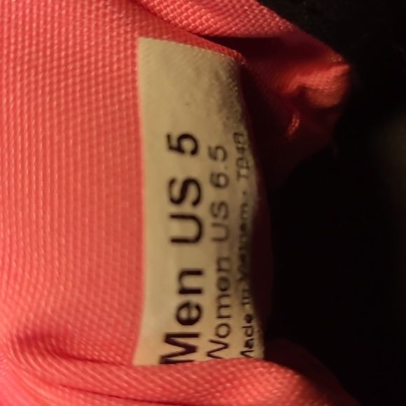 Vans Authentic Women Hi Top Skate Size 6.5 Neon Pink Casual Sneakers - Picture 10 of 10